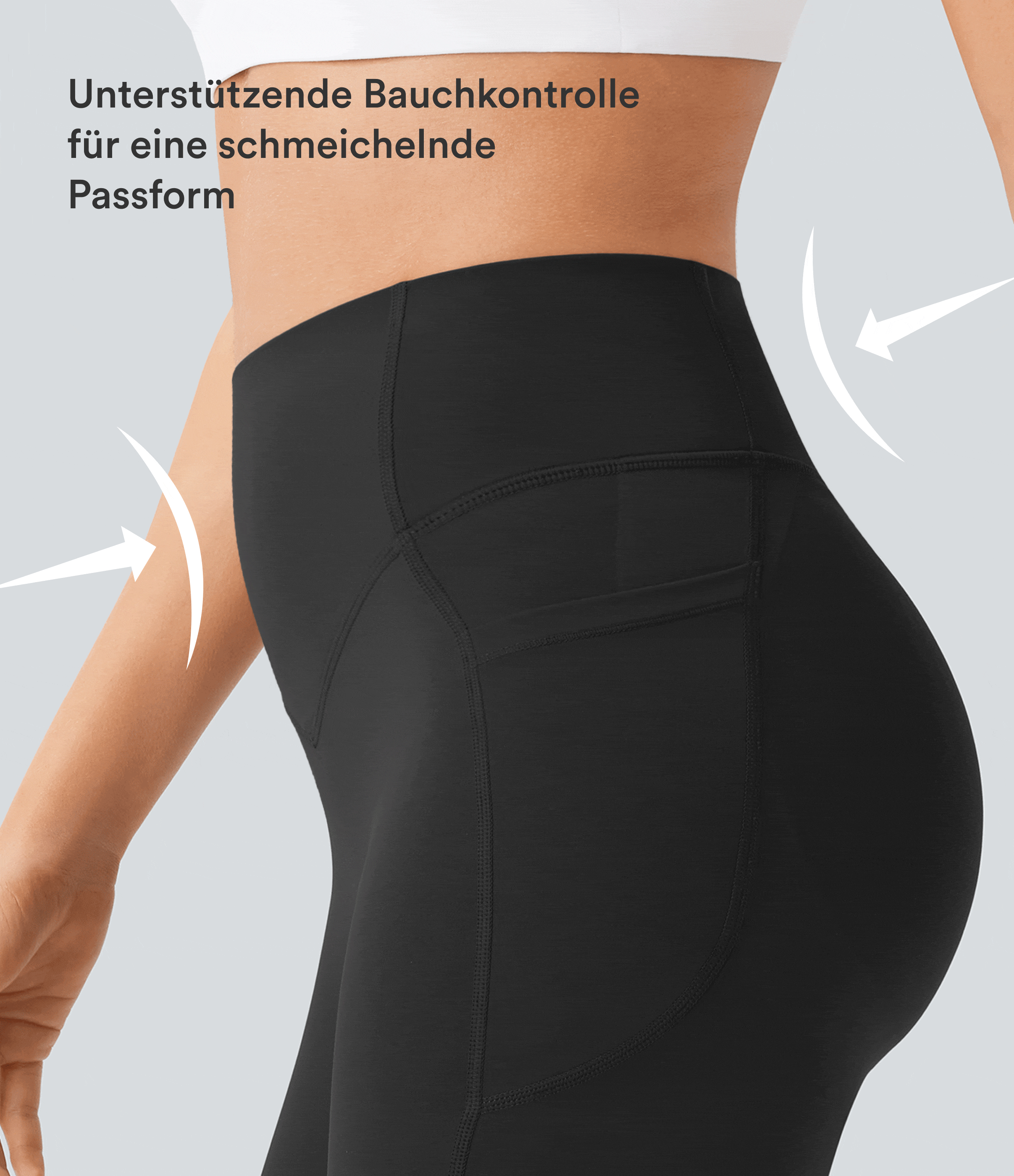 Halara UltraSculpt™ - Formende Workout-Shorts mit hohe Bund, Seitentaschen und Bauchkontrolle - 17,8 cm Halara UltraSculpt™ - Formende Workout-Shorts mit hohe Bund, Seitentaschen und Bauchkontrolle - 17,8 cm