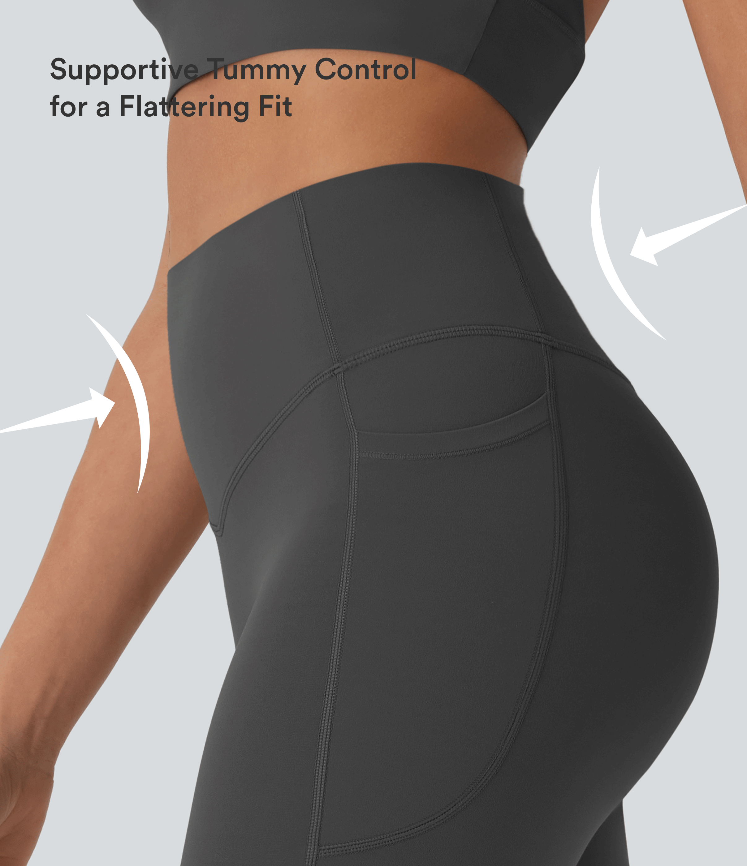 Halara UltraSculpt™ High Waisted Tummy Control Pocket Shaping Training Biker Shorts 9'' Halara UltraSculpt™ High Waisted Tummy Control Pocket Shaping Training Biker Shorts 9''